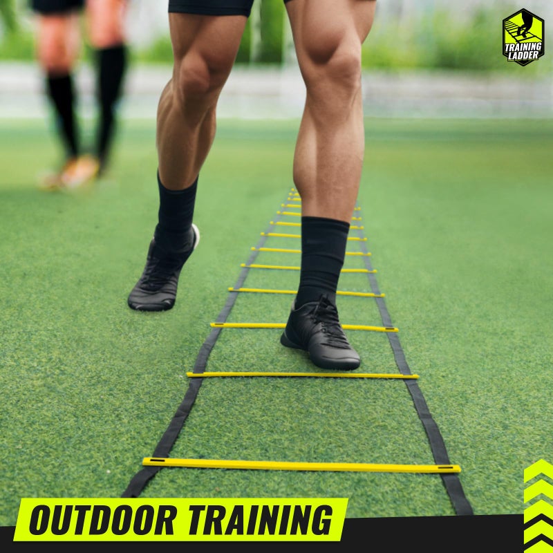 Teenitor 13 Rung Agility Ladder Speed Ladder Training Ladder for Soccer, Speed, Football Fitness Feet Training Carry Bag Agility Training Equipment, Workout Ladder, Sports Agility Ladders for Kids - Image 5